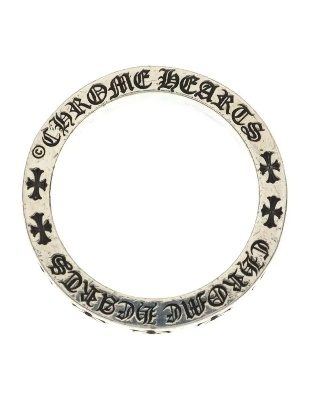 Chrome Hearts Spacer Forever Ring Silver